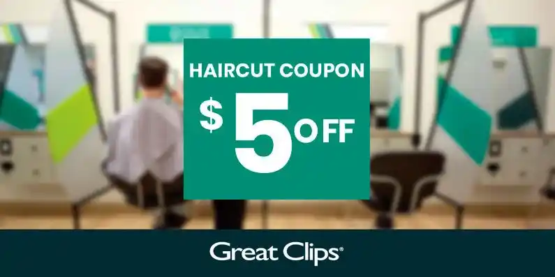 $5 Off Great Clips Coupon Code for Haircut