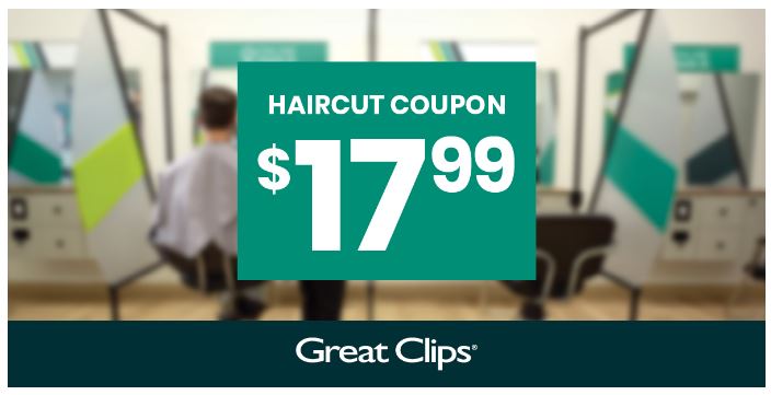 $17.99 Great Clips Coupon Code for Haircut
